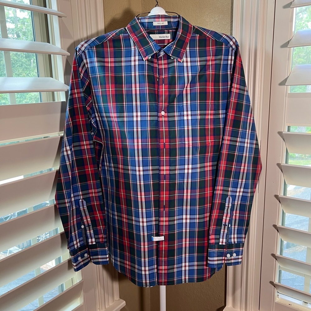 Hawker Rye Plaid Dress Shirt for Men